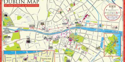 Dublin city center térkép