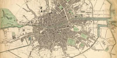 Térkép Dublin 1916-ban