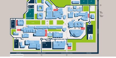 DCU campus térkép