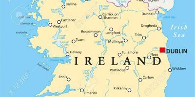 Dublin térkép írország