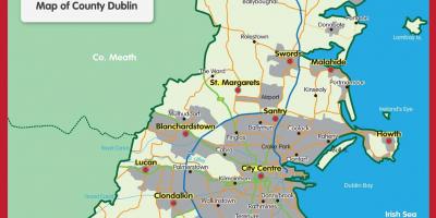 Térkép Dublin megye