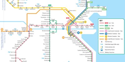 Térkép Dublin vonat állomás